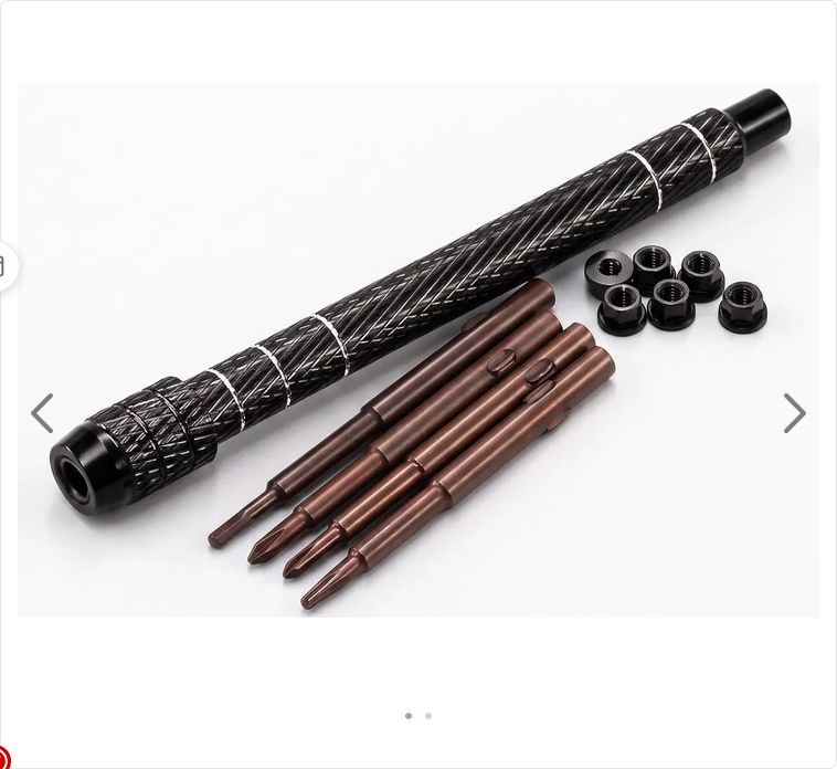 Integy Mini Tool Set T4, 1.3mm Allen. PH1.5, PH2.0 &amp; Wheel Nuts for Axial SCX30 C34384BLACK