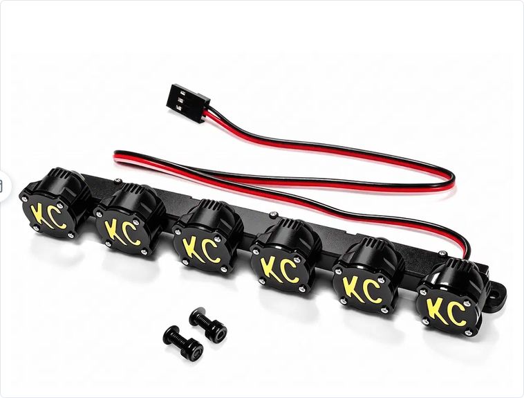 Integy LED Roof Top Light Bar for Traxxas TRX-4, Axial SCX-10 &amp; Other Scale Crawlers C34414