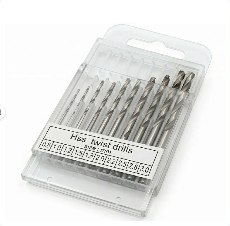 Integy Mini Drill Bits 10 Sizes (0.8mm-3.0mm) C34315