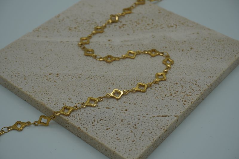 Ornamentkette · 18K PVD vergoldet