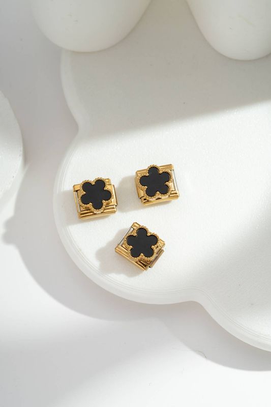 Italian Charm Black Clover | Gold