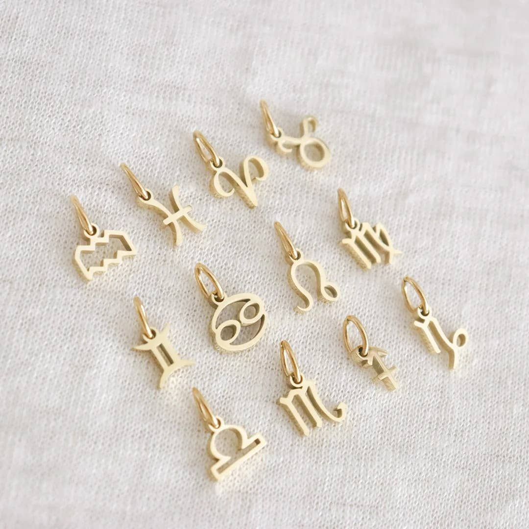 Zodiac Charm | Sternzeichen Anhänger Gold & Silber