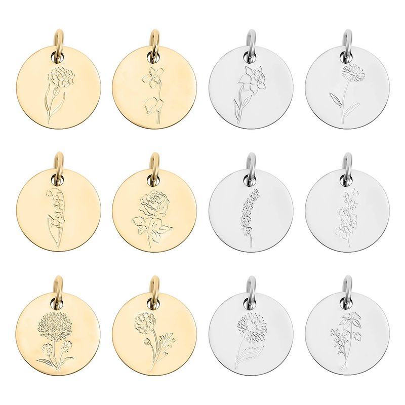 Birth Flower Charm | Geburtsblumen Anhänger