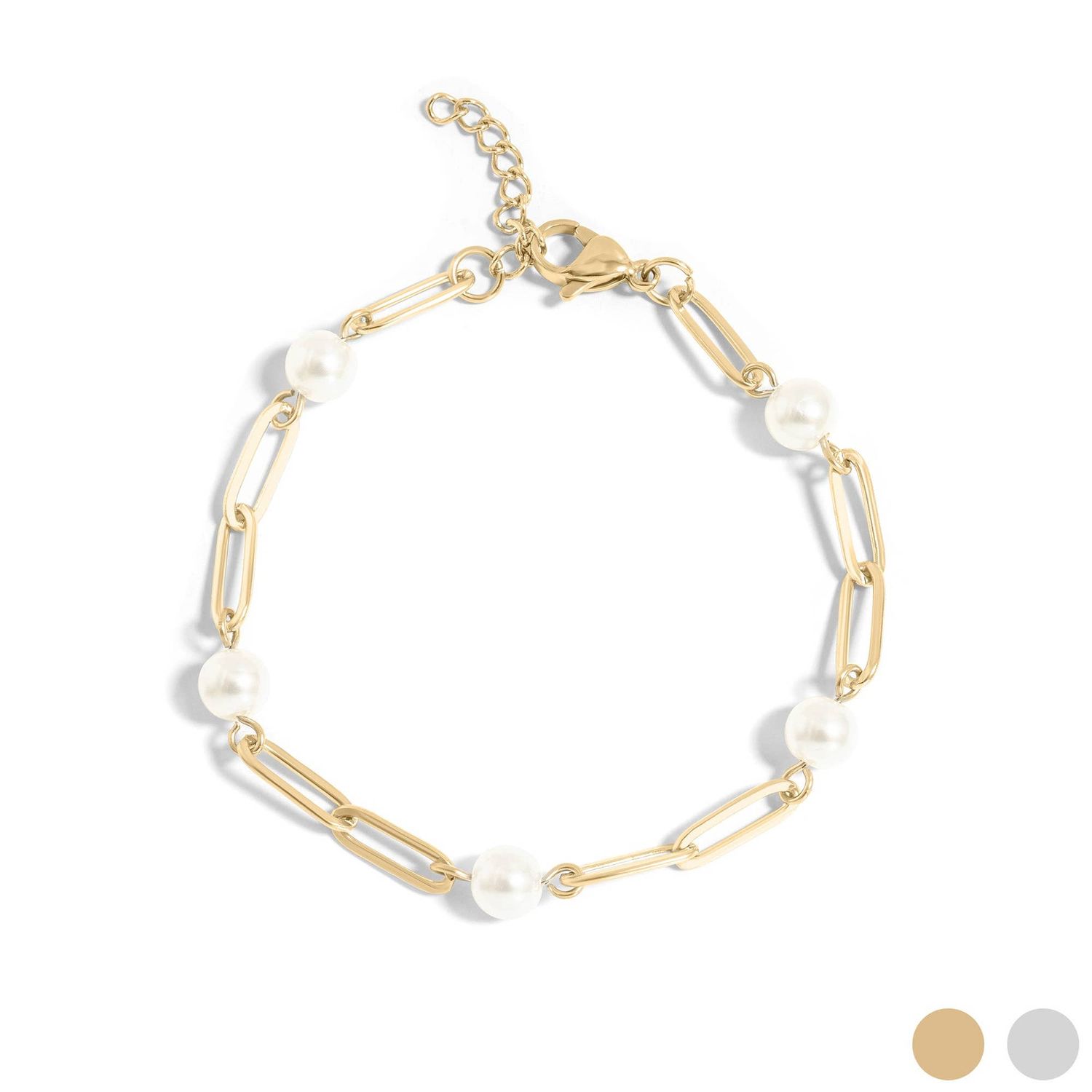 BOND. Pearl Link Armband