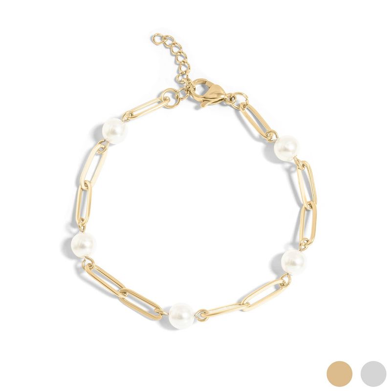 BOND. Pearl Link Armband