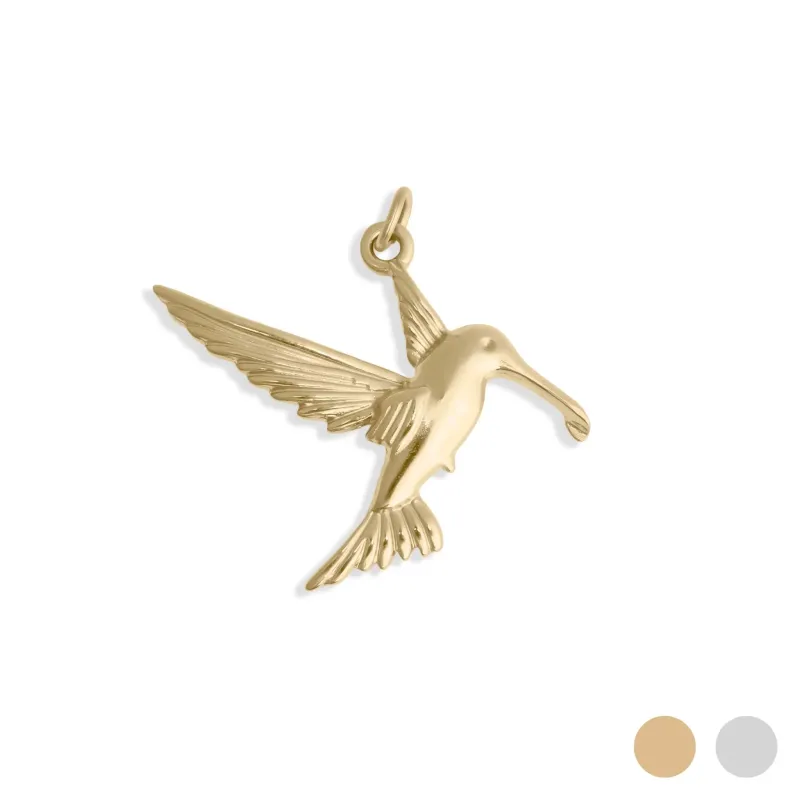 BOND. Hummingbird Charm | Gold & Silber
