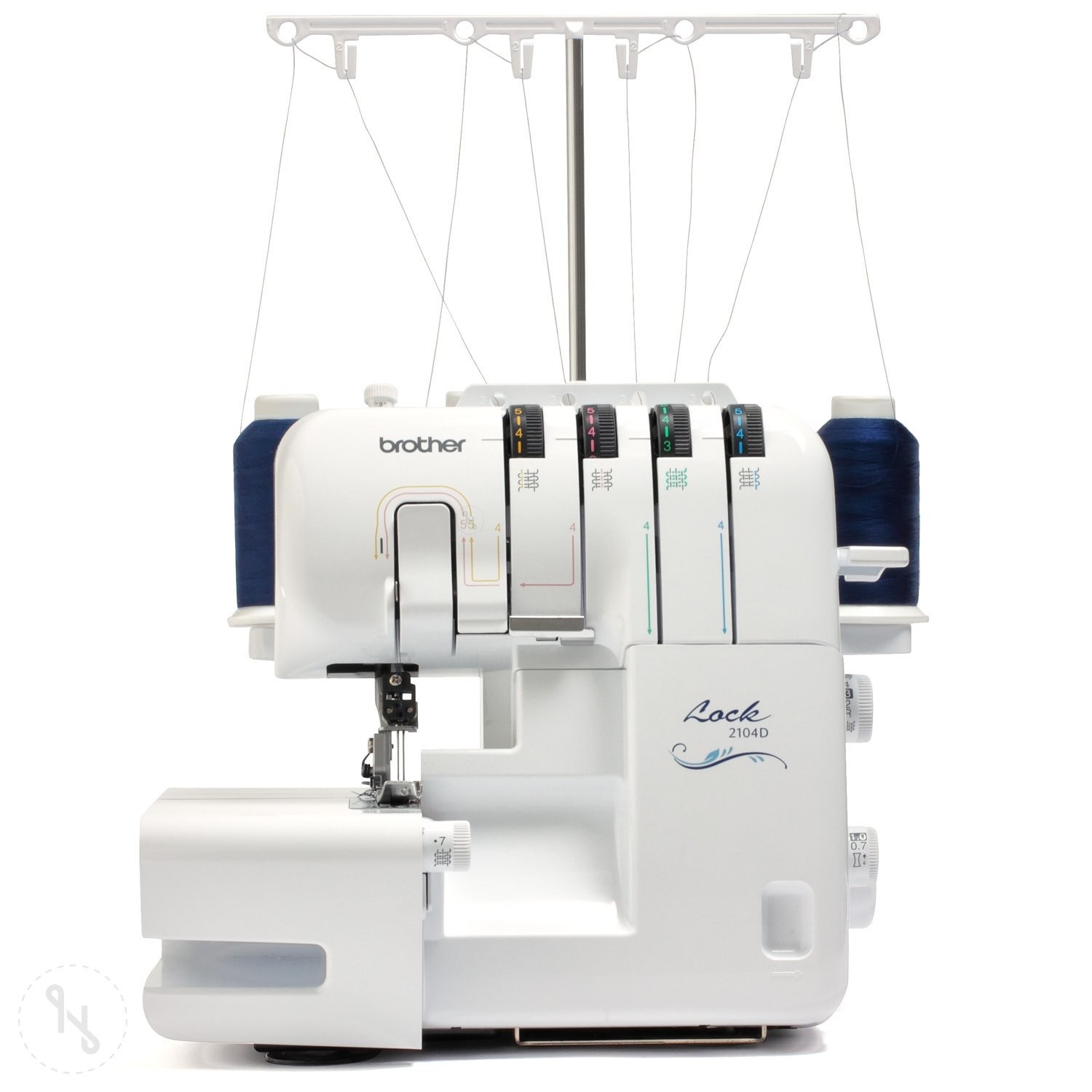 Overlock Nähmaschine Brother 2104D, neu, mit Gratis-Versand, 3 Jahre Garantie, Aktionspreis!