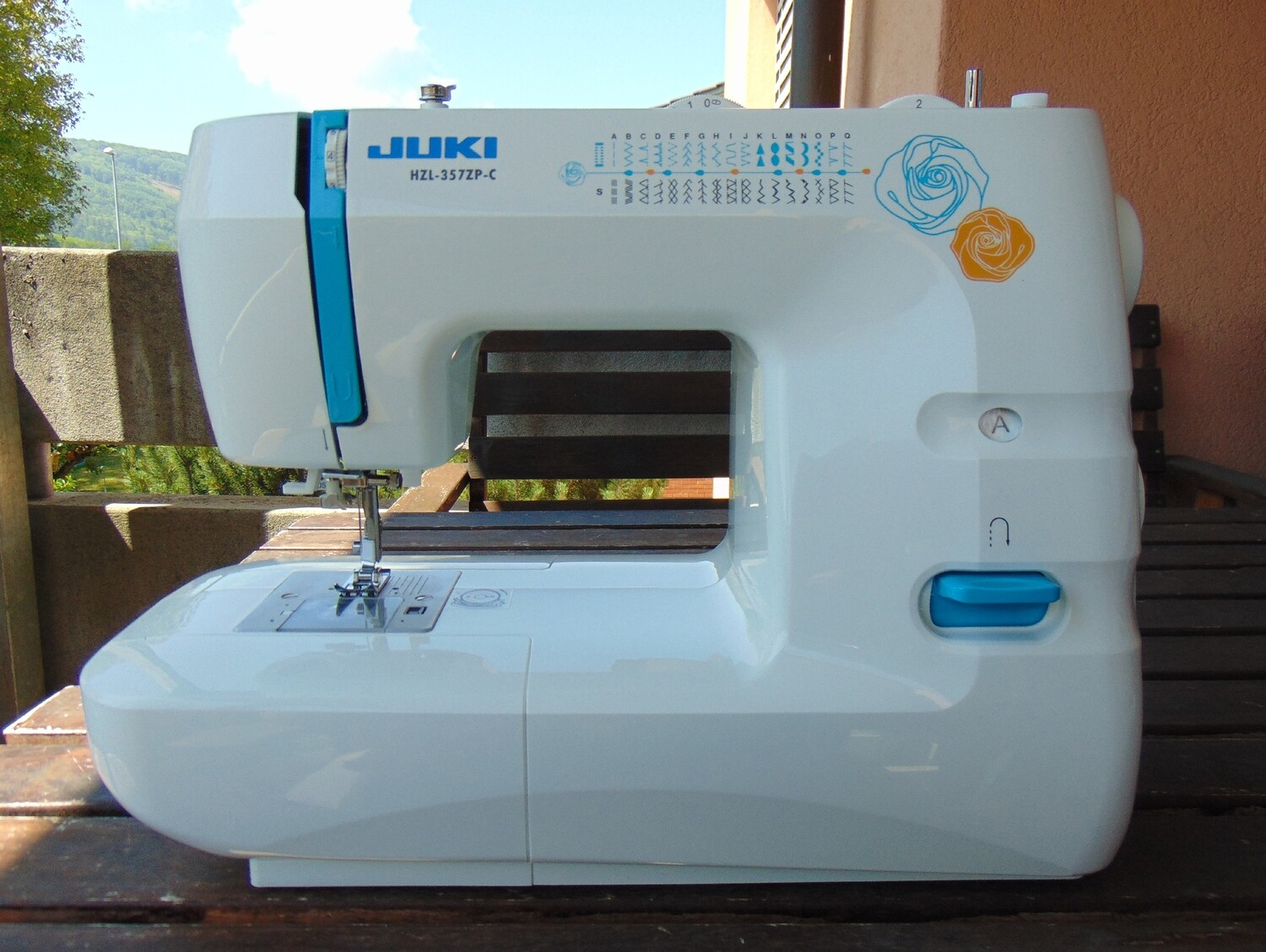 Nähmaschine JUKI HZL-357ZP-C, neu, mit Gratis-Versand, 4 Jahren Garantie, Aktionspreis.