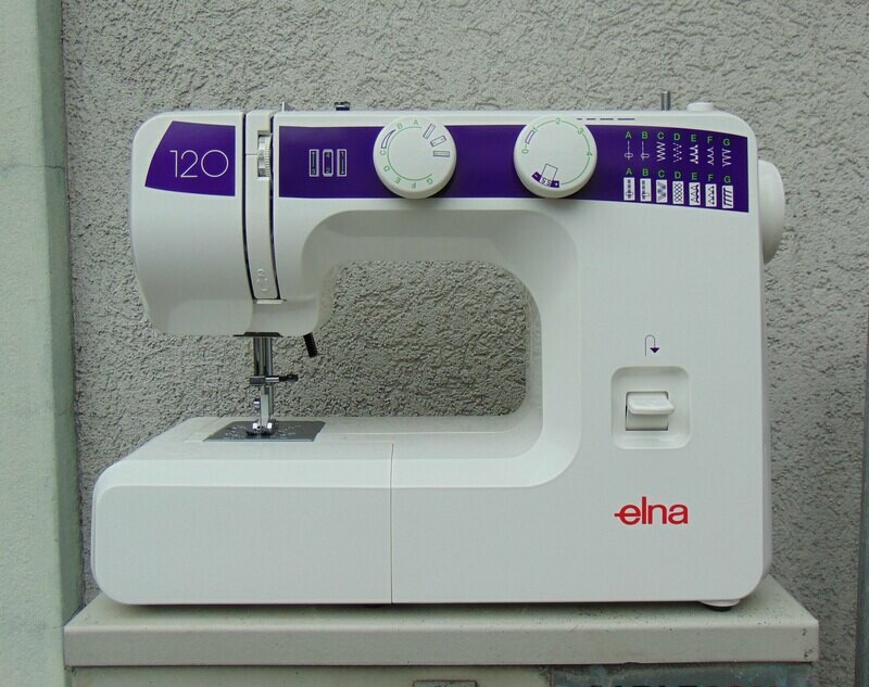 Nähmaschine Elna 120, neu, mit Gratis-Versand. Aktions-Preis, 15 Stichprogrammen, 5 Jahre Garantie.