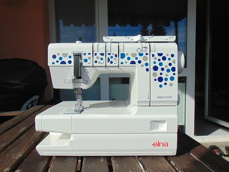 Coverlock Nähmaschine Elna easycover neu, Aktions-Preis, Gratis-Versand, 5 Jahre Garantie.