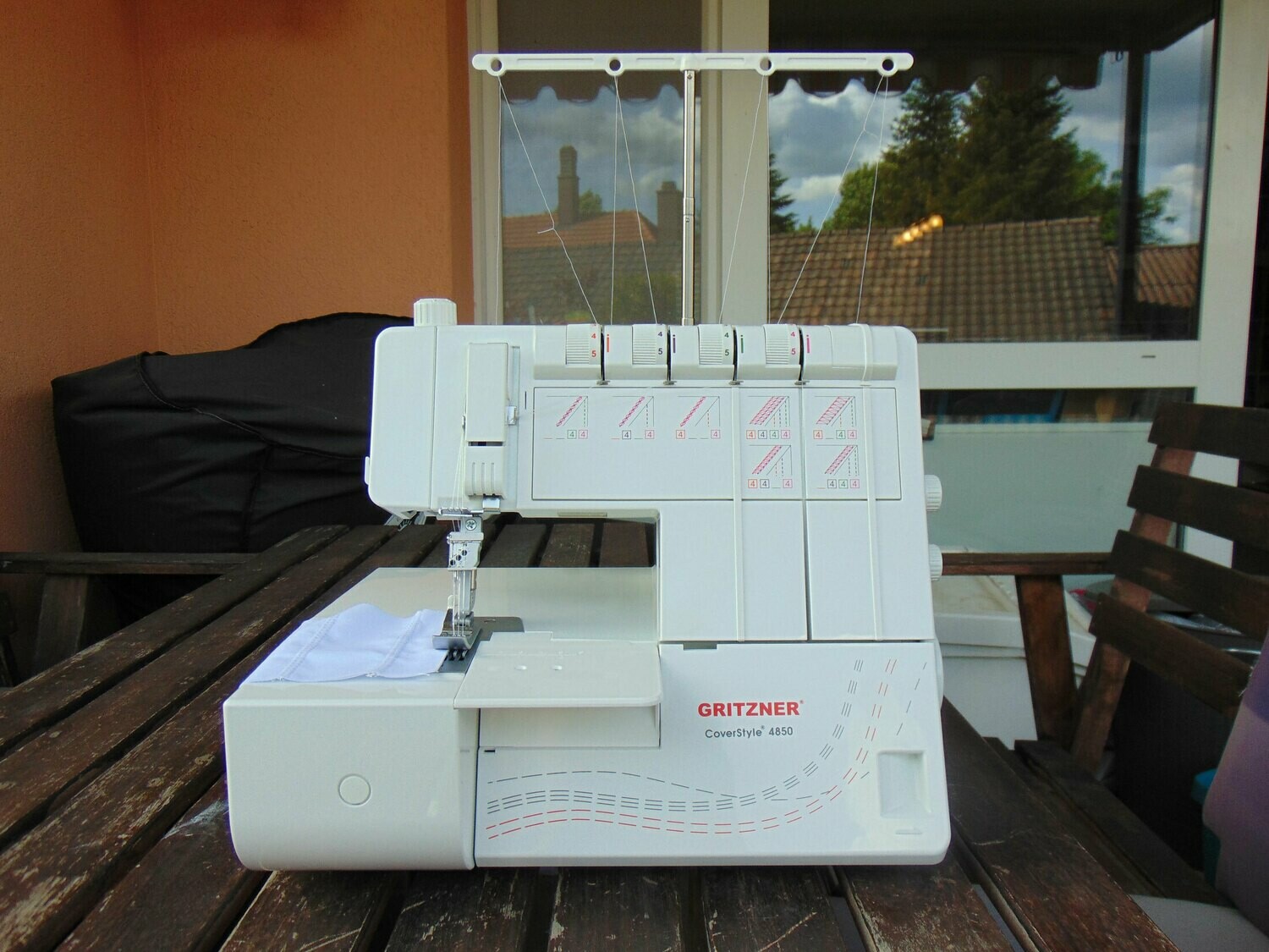 Coverlock Nähmaschine Gritzner CoverStyle 4850, neu, mit Gratis-Versand, 2 Jahren Garantie, Aktions-Preis.