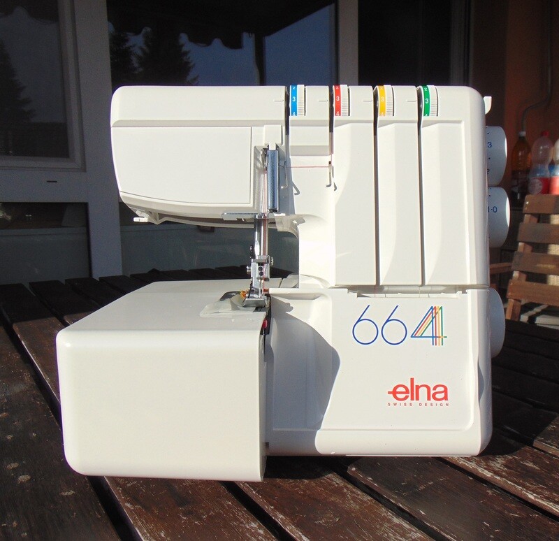 Overlock Nähmaschine Elna 664, neu, Gratis-Versand, mit 5 Jahren Garantie, Aktions-Preis.
