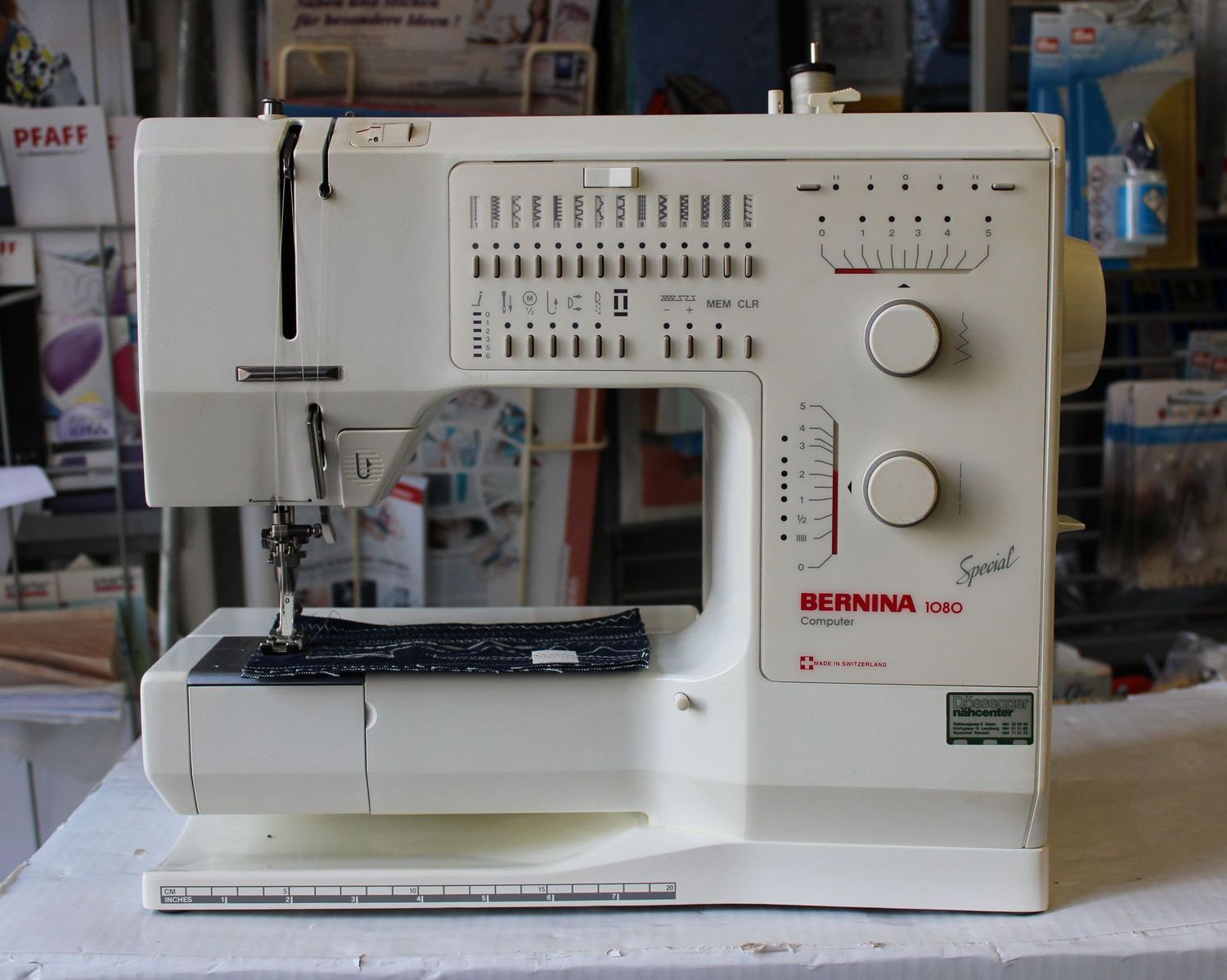 Nähmaschine Bernina 1080, ab Service, 6 Monate Garantie, Gratis-Versand.