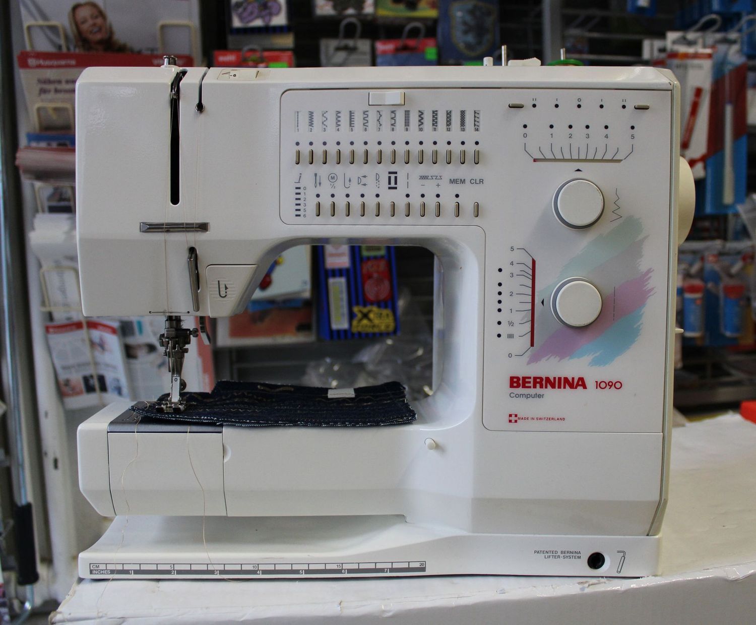 Nähmaschine Bernina 1090, ab Service, 6 Monate Garantie, Gratis-Versand.