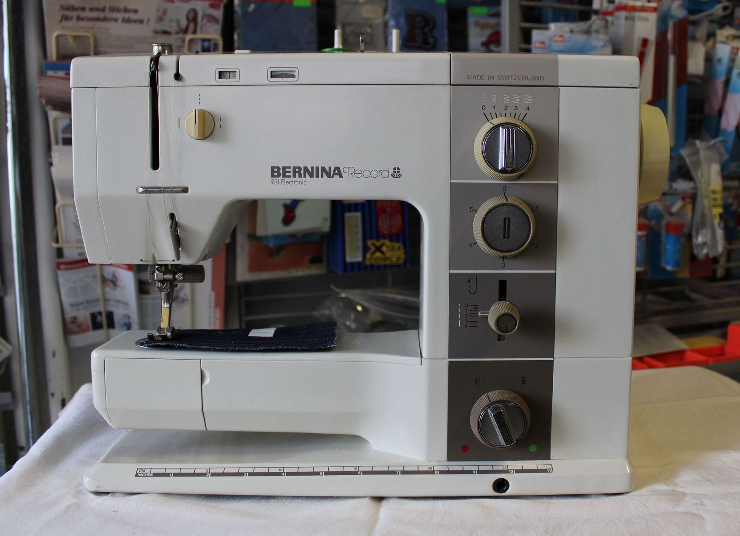 Nähmaschine Bernina record 931 electronic, ab Service, 6 Monate Garantie, Gratis-Versand.