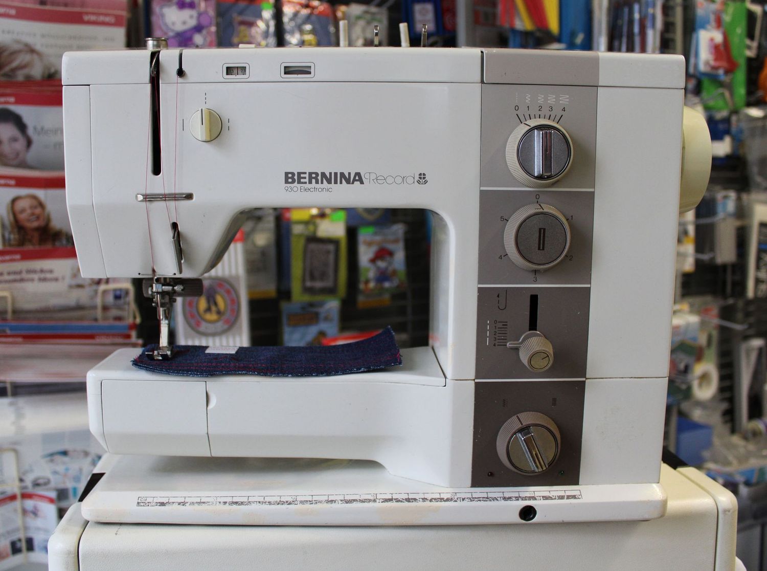 Nähmaschine Bernina record 930 electronic, ab Service, 6 Monate Garantie, Gratis-Versand.