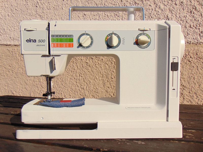 Nähmaschine Elna 500  electronic, ab Service, 6 Monate Garantie, Gratis-Versand.