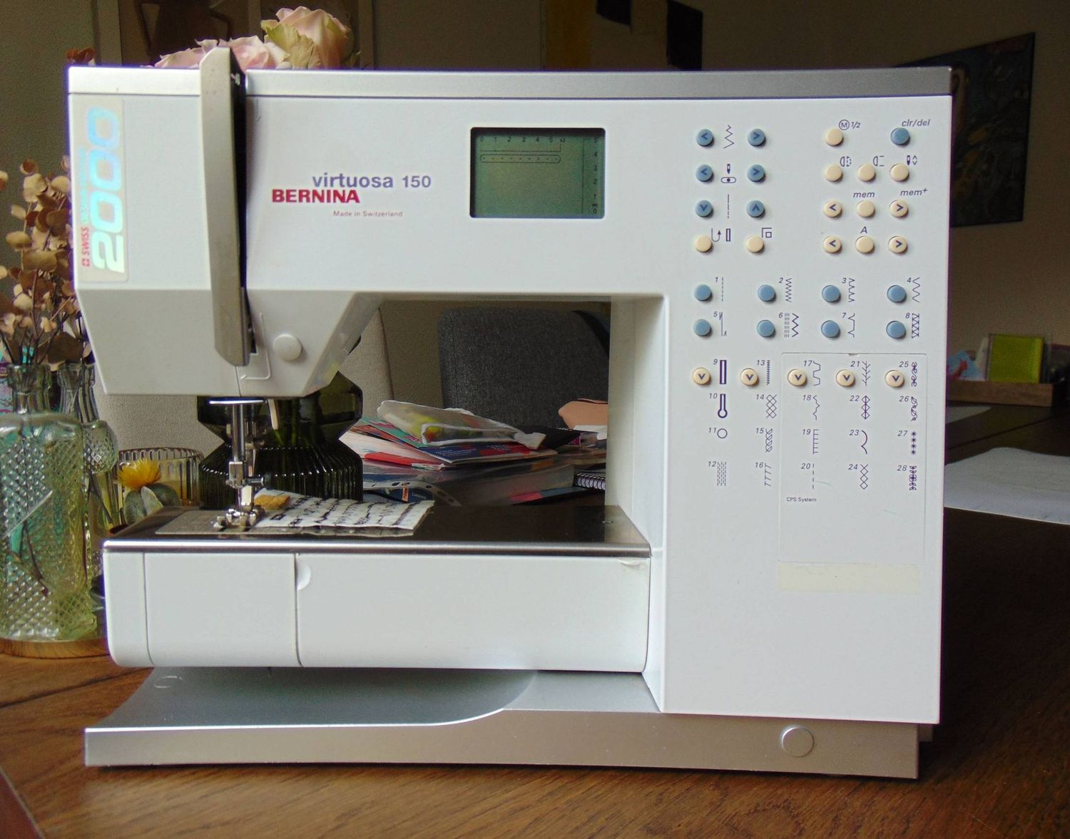 Nähmaschine Bernina virtuosa 150, ab Service, mit 6 Monaten Garantie, mit Gratis-Versand.