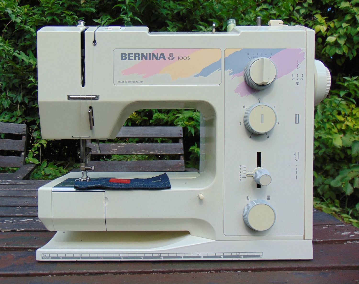 Nähmaschine Bernina 1005, ab Service, 6 Monate Garantie, Gratis-Versand.
