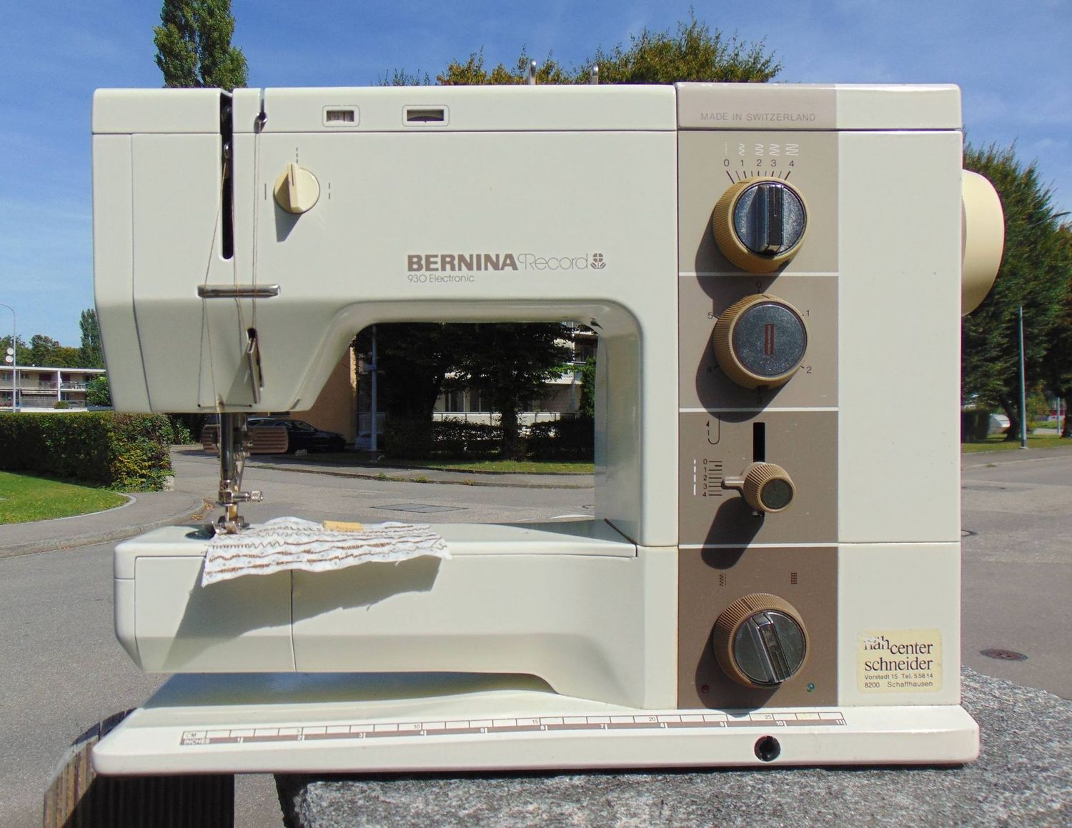 Nähmaschine Bernina record 930 electronic, ab Service, 6 Monate Garantie, Gratis-Versand.