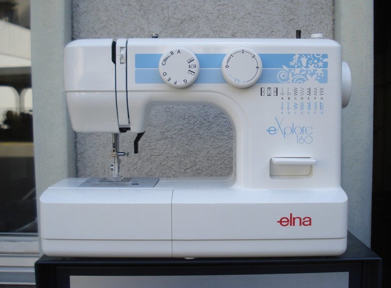 Nähmaschine Elna eXplore 160, neu, mit 5 Jahren Garantie. Mit Gratis-Versand. Aktions-Preis.
