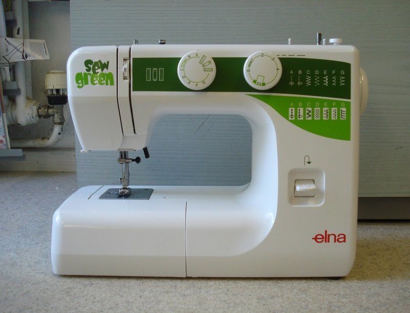 Nähmaschine Elna Sew Green 1000, neu, mit Gratis-Versand. Mit 5 Jahren Garantie. Aktions-Preis.