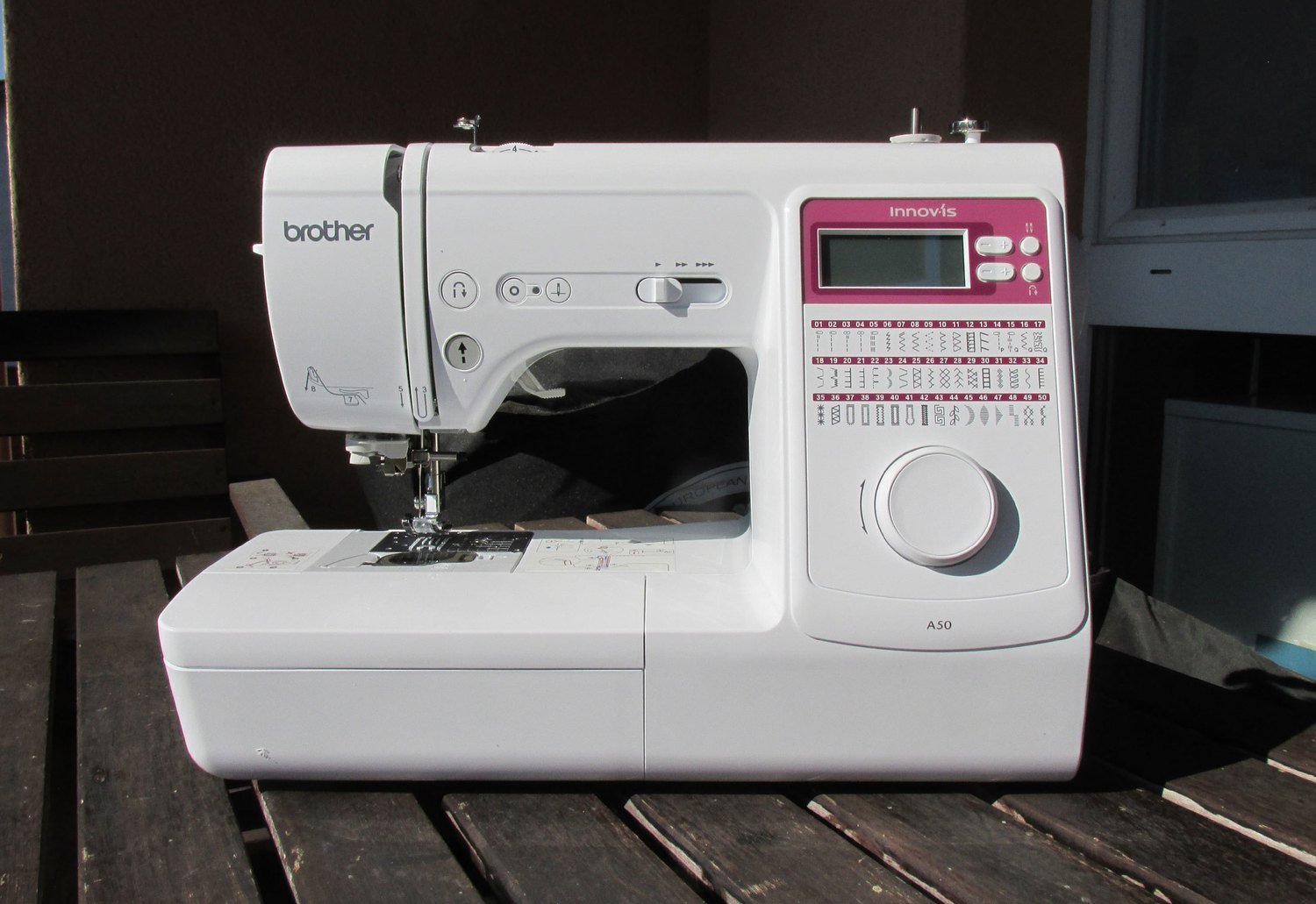 Nähmaschine Brother innov-is A50, neu, mit Gratis-Versand. Mit 3 Jahren Garantie, Aktions-Preis. Nähmaschine Brother innov-is A50, neu, mit Gratis-Versand. Mit 3 Jahren Garantie, Aktions-Preis.