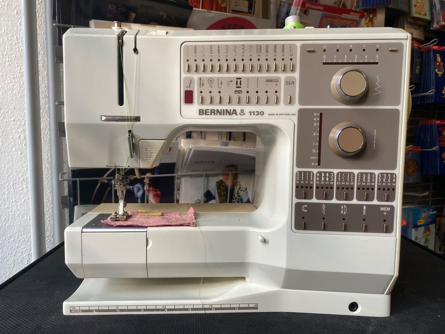 Nähmaschine Bernina 1130, mit 34 Stichprogrammen, 6 Monaten Garantie, Gratis-Versand.
