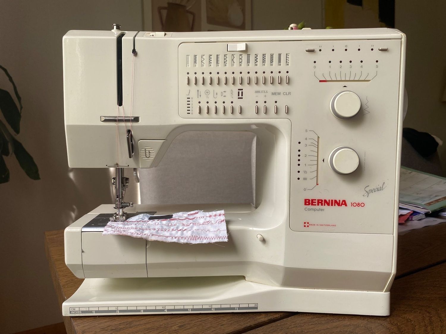 Nähmaschine Bernina 1080, ab Service, 6 Monate Garantie, Gratis-Versand.
