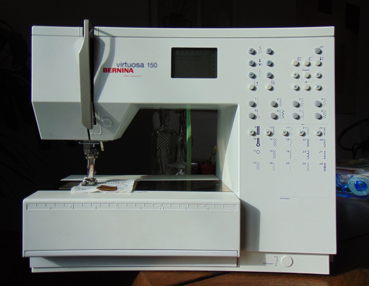 Nähmaschine Bernina virtuosa 150, ab Service, mit 6 Monaten Garantie, mit Gratis-Versand.