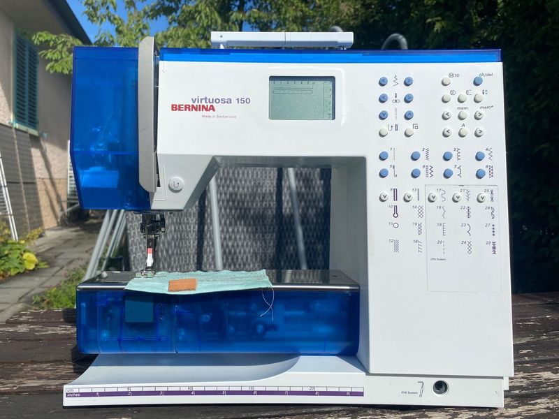 Nähmaschine Bernina virtuosa 150, ab Service, mit 6 Monaten Garantie, mit Gratis-Versand.