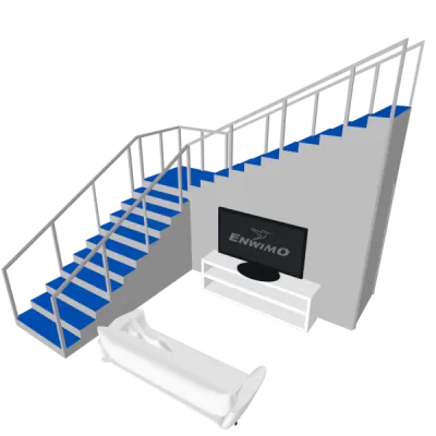 Treppenlift  - kurvig