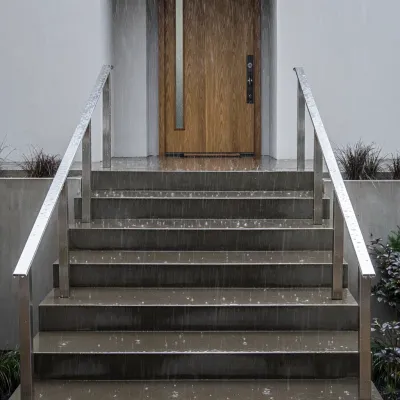 Außenlift für gerade Treppen