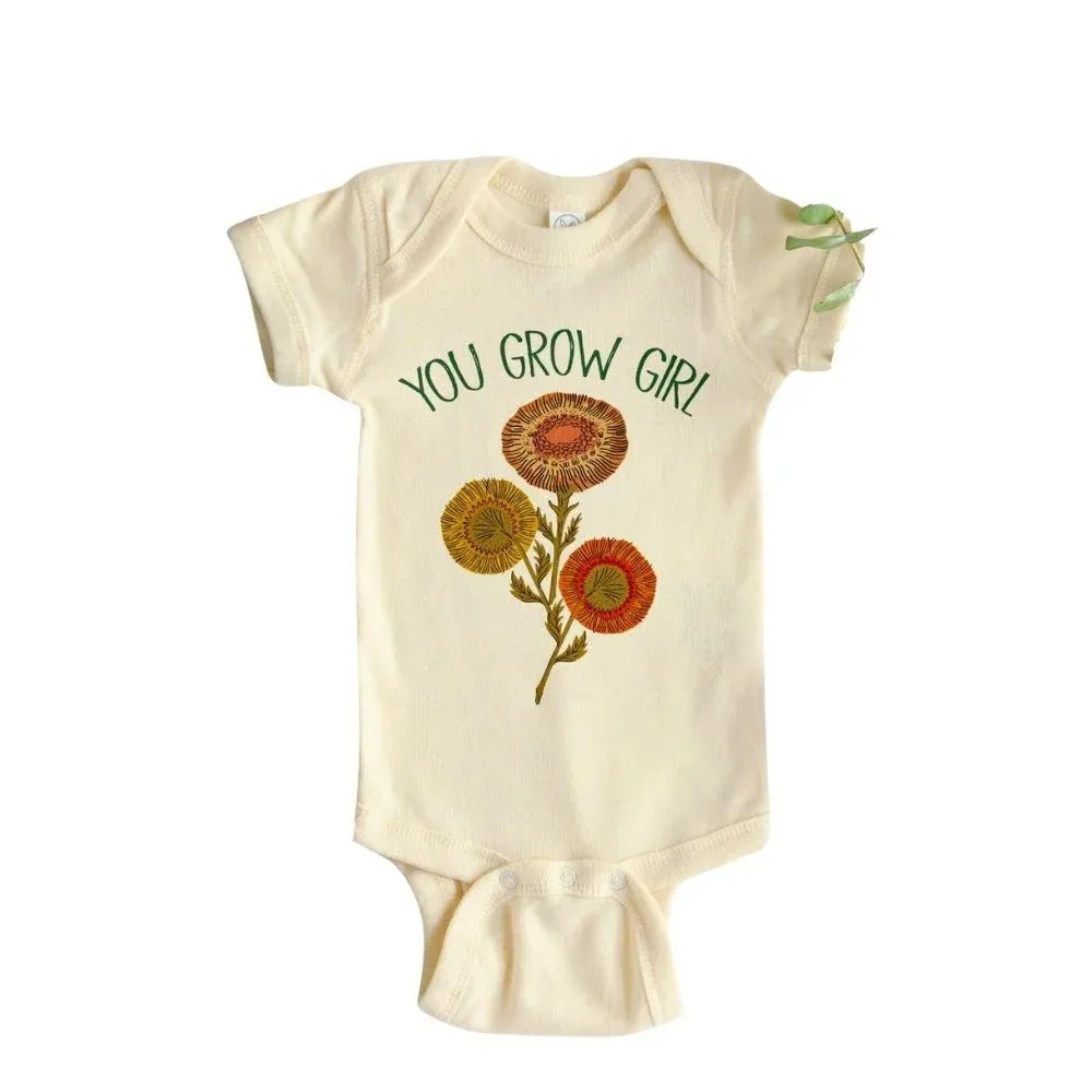 You Grow Girl Onesie