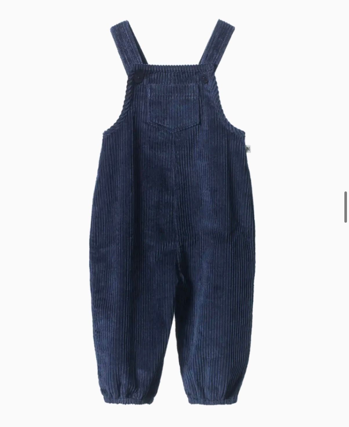 Blue Corduroy Overalls