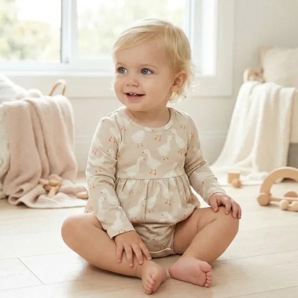 Silly Goose Bubble Romper