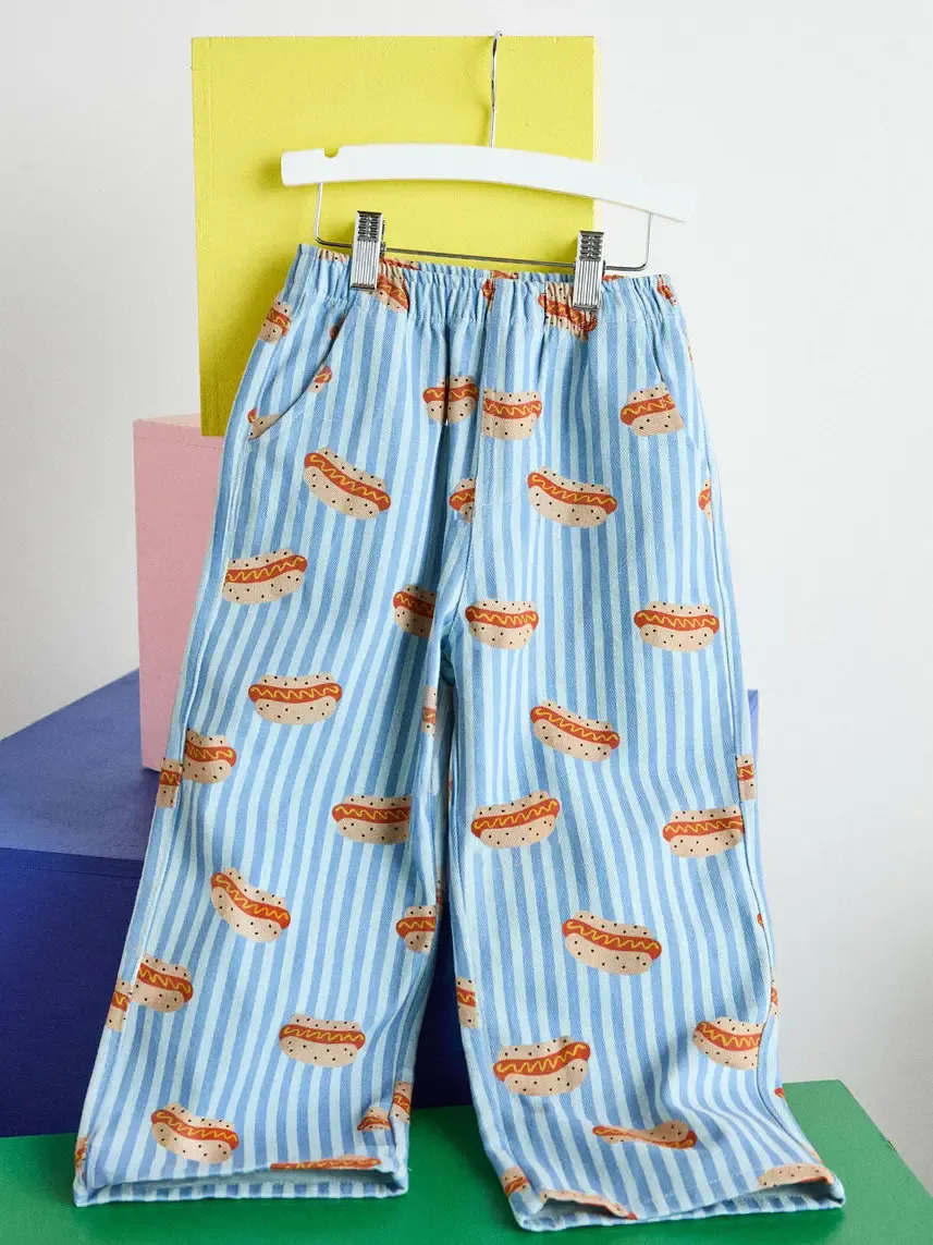 Hot Dog Denim Pants