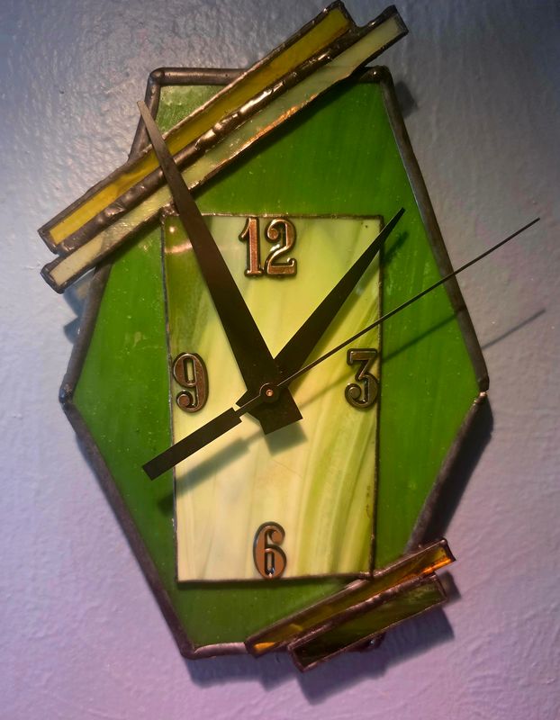 Stained Glass Clocks