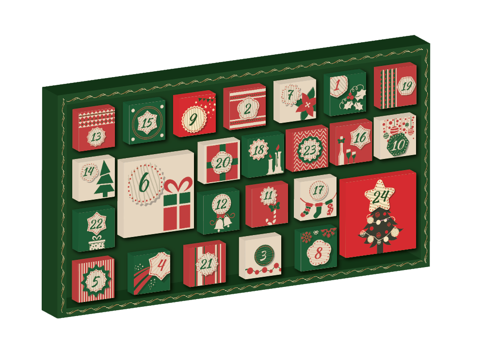 Calendrier de l'Avent : Les Trésors de Noël Calendrier de l'Avent : Les Trésors de Noël