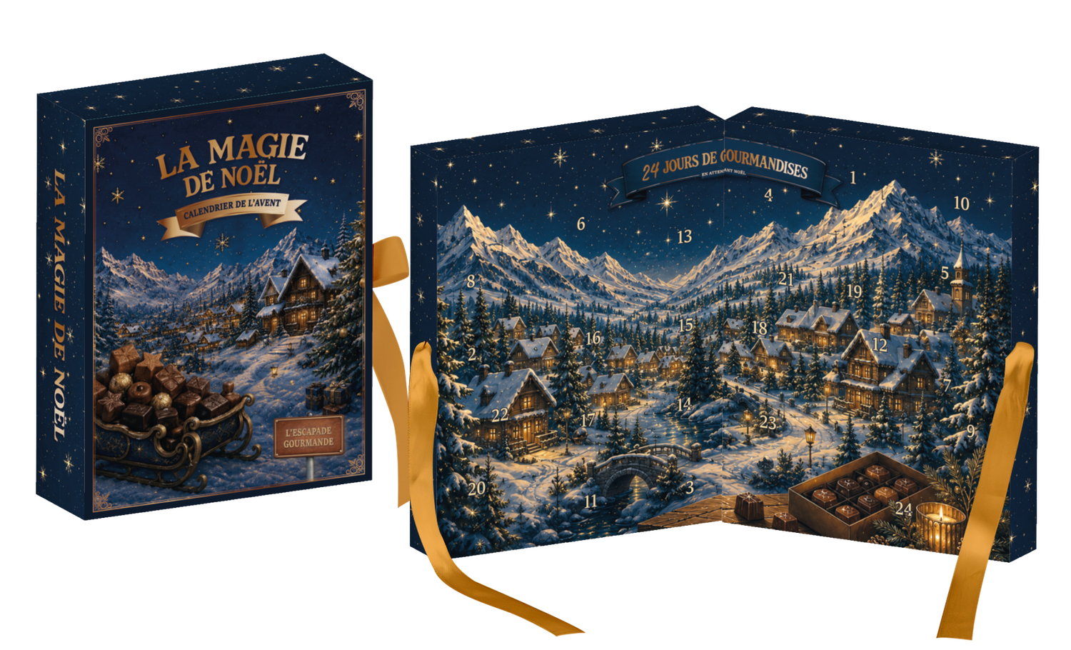 Calendrier de l'Avent : La Magie de Noël Calendrier de l'Avent : La Magie de Noël