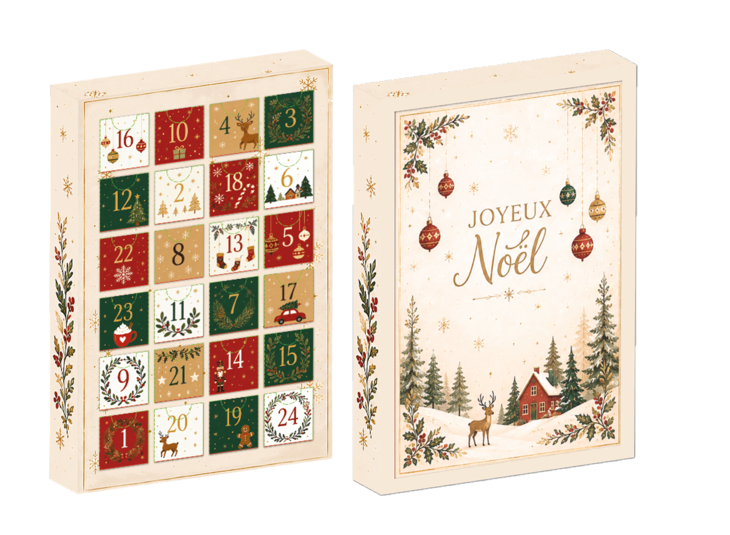 Calendrier de l'Avent : Joyeux Noël Calendrier de l'Avent : Joyeux Noël