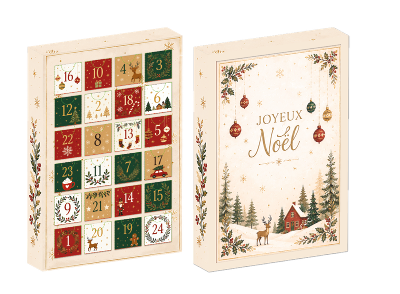 Calendrier de l'Avent : Joyeux Noël