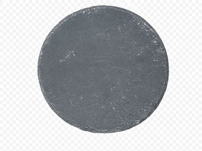 8" Round Granite Slate Plaque