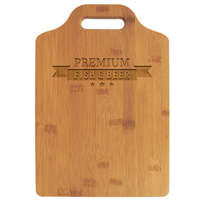 13" x 9" Bamboo Cutting Board with Handle