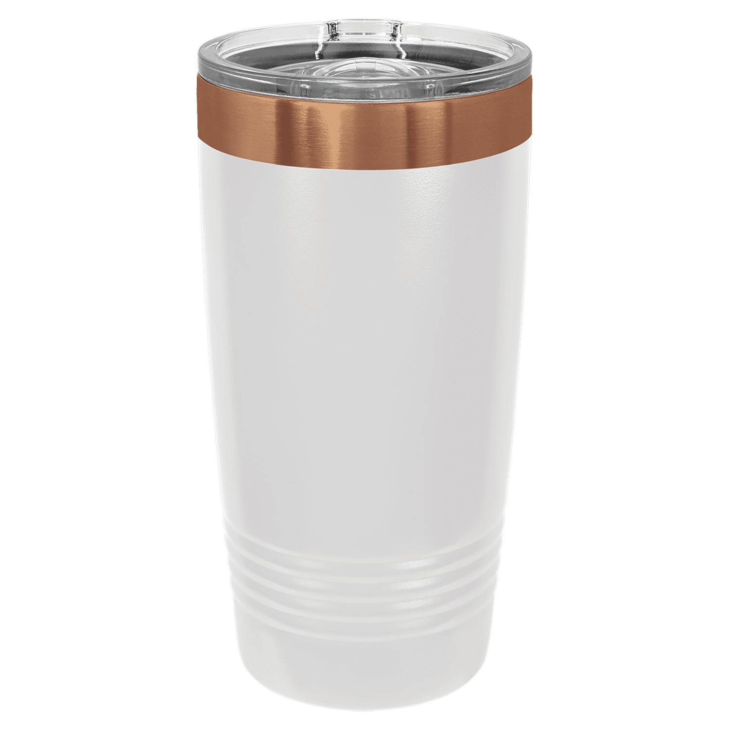 20 oz. White/Rose Gold Ringneck Polar Camel Tumbler
