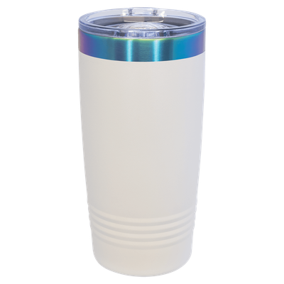 20 oz. White/Prism Ringneck Polar Camel Tumbler