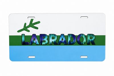 Labrador Flag License Plate