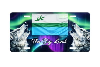 The Big Land License Plate
