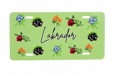 Labrador Berries License Plate
