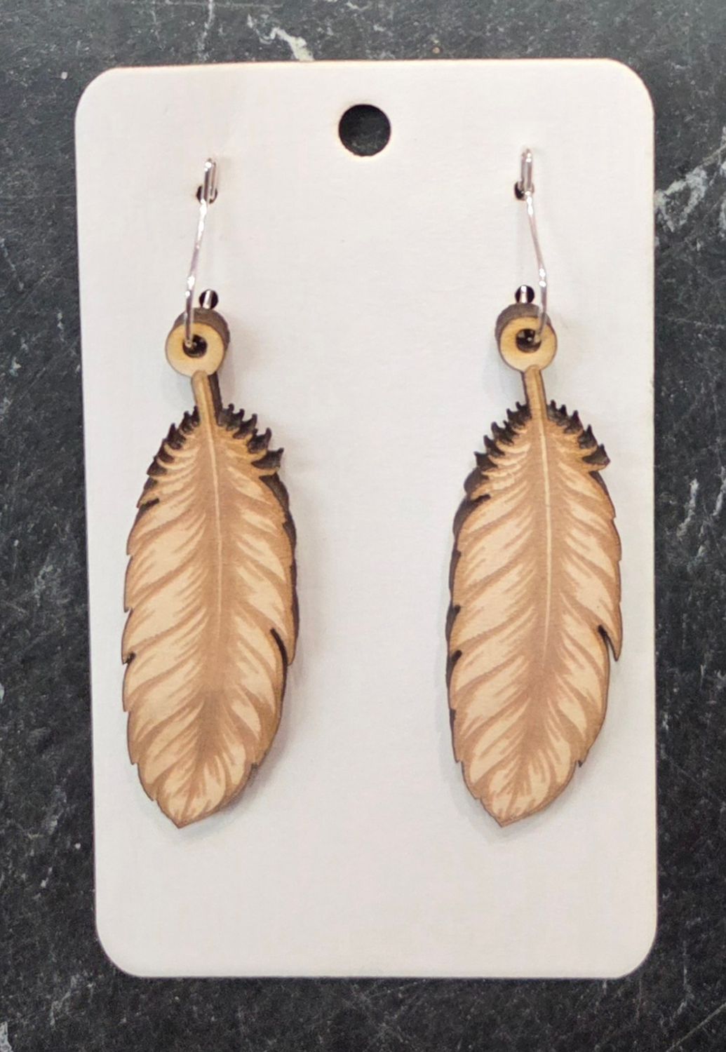 Maple Feather Earrings